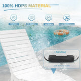 Pool Lounge Chairs Outdoor Set of 2，HDPS Long Pool Chairs for in Pools - Photo 6