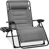 Best Choice Products Oversized Padded Zero Gravity Chair, Folding Outdoor Patio Recliner - Photo 1