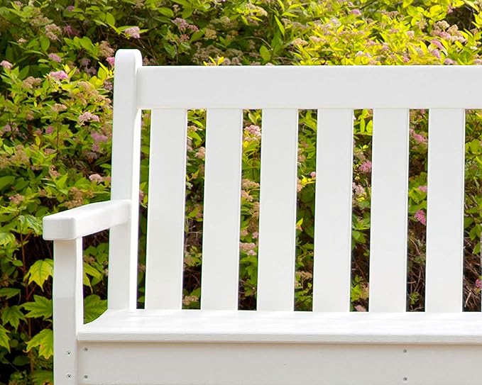 POLYWOOD TGB60SA Traditional Garden 60" Bench, Sand