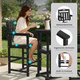 Ciokea 3-Pcs Bistro Table and Chairs - Photo 4