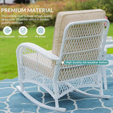 MEETWARM 3 Pieces Patio Conversation Set - Photo 8
