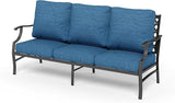 HERA'S HOUSE Patio Furniture Sofa, All-Weather Outdoor 3 Seats Couch - Photo 1