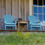 YEFU Adirondack Chair, Oversized Plastic Adirondack Chair Folding Outdoor Chairs with Cup Holder - Photo 6