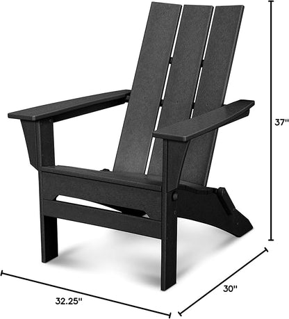 POLYWOOD Modern Folding Adirondack Chair