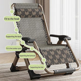 Adjustable Steel Mesh Lounge Chair Beach Chairs w/Removable Cushion, Upgraded Lock and Cup Holder - Photo 5