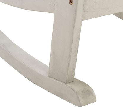 Safavieh Outdoor Brizio Classic White Adirondack Rocking Chair