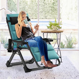 Slsy Zero Gravity Chair, Reclining Lounge Chair with Removable Cushion & Tray for Indoor and Outdoor - Photo 2