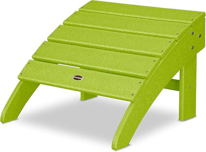 POLYWOOD® Palm Coast Ottoman, Lime