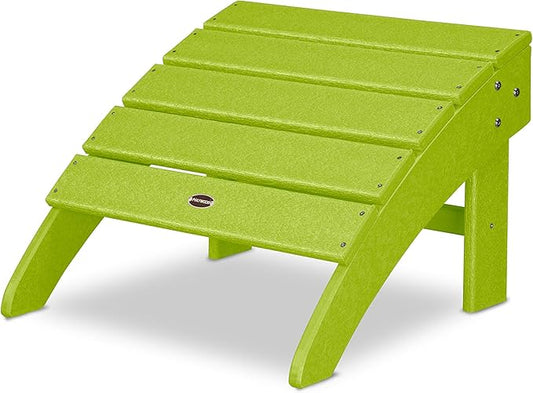 POLYWOOD® Palm Coast Ottoman, Lime