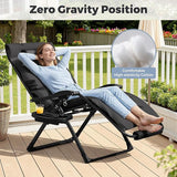 Homall Oversized Zero Gravity Chair, 32In Recliner Lounge Chair with Removable Soft Cushion and Cup Holder - Photo 6