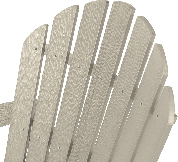 highwood Hamilton Made in the USA Folding and Reclining Adirondack Chair, Adult Size, Whitewash