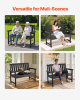 VEVOR Outdoor Bench, 50.5 inch, 800 lbs Weight Capacity for 2-3 Persons - Photo 7