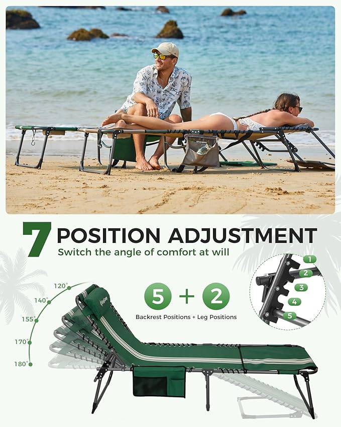 KingCamp Tanning Chair with Face Hole - Photo 5