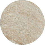 Outdoor Side Table Faux Marble End Table Faux Stone Concrete Side Tables Travertine Small Coffee Tables for Indoor - Photo 6