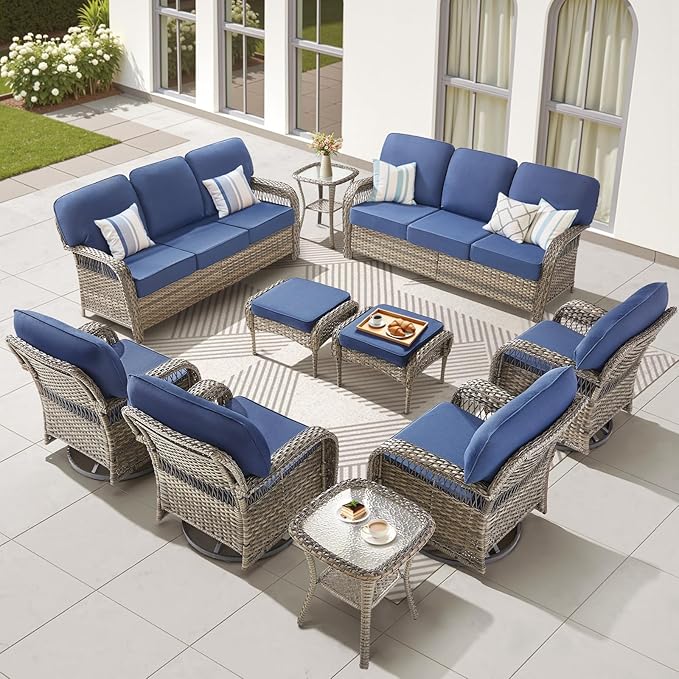 10 Pieces Outdoor Patio Furniture Set - Photo 1