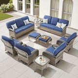 10 Pieces Outdoor Patio Furniture Set - Photo 1