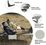 #WEJOY Folding Outdoor Chaise Lounge Chair, Adjustable Lightweight Portable Beach Lounge Chair for Patio, Pool, Lawn - Photo 3