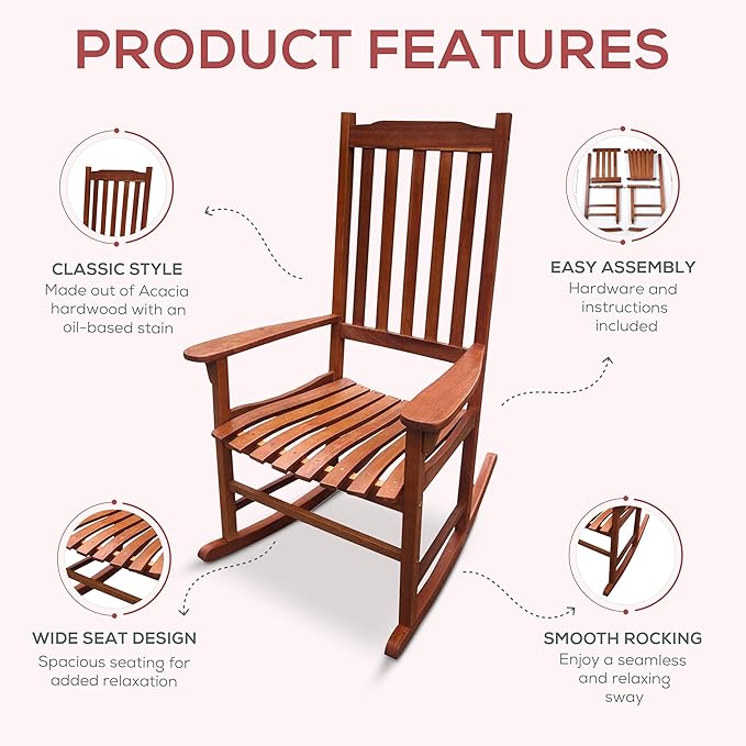 Merry Products Traditional Rocking Chair