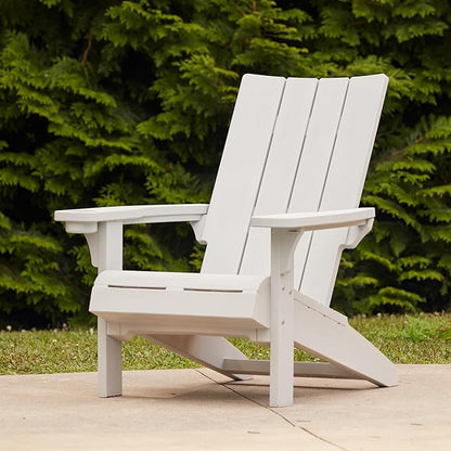 Keter Modern Adirondack Chair - White