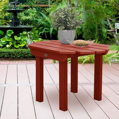 Highwood Classic Westport Side Table, Rustic Red