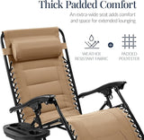 Best Choice Products Oversized Padded Zero Gravity Chair, Folding Outdoor Patio Recliner - Photo 4
