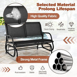 DORTALA 48'' Outdoor Patio Swing Glider Bench Chair, Cozy Patio Bench for 2 People - Photo 4