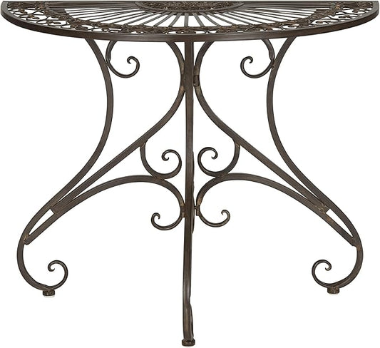 Safavieh Outdoor Collection Annalise Antique White Accent Table