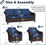 5 PCS Outdoor Conversation Set - Photo 2
