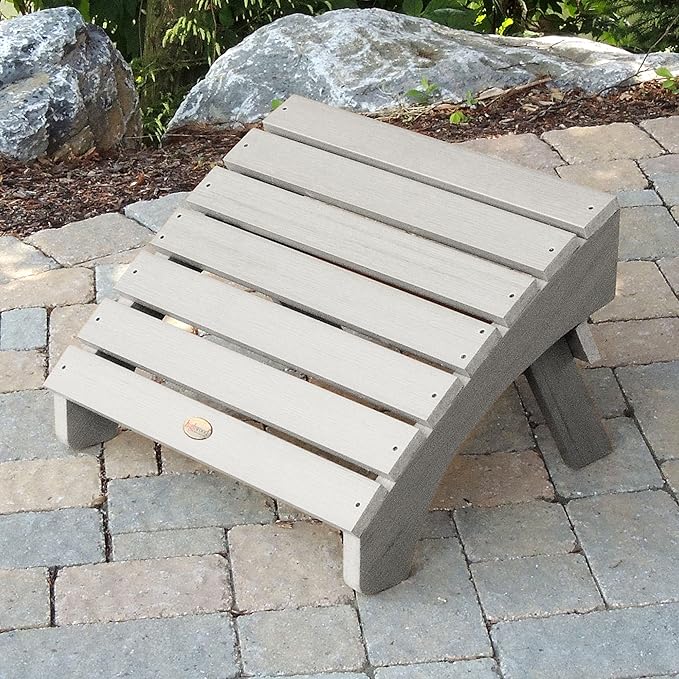 Highwood AD-OTL1-HGR Adirondack Folding Ottoman, Harbor Gray - Photo 2