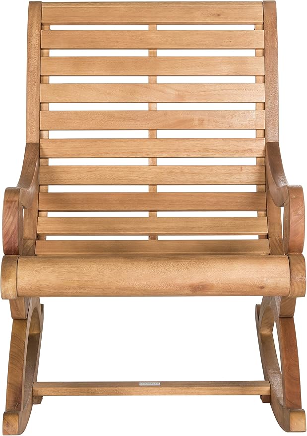 Safavieh Outdoor Collection Sonora Rocking Chair, Teak Brown