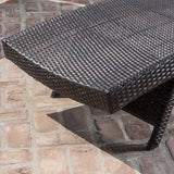 79'' Long Reclining 4 Chairs+ 2 Tables, Chaise Lounge Wicker Reclining Lounge Chair - Photo 4