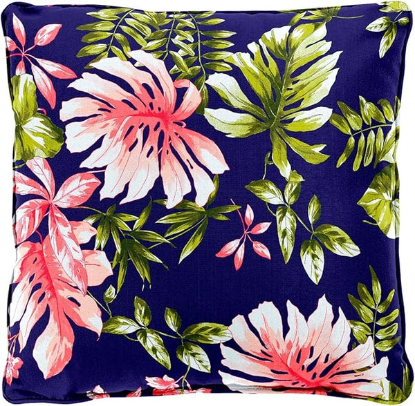 BrylaneHome 16" Square Toss Pillow - Patio & Outdoor - Patio & Outdoor - Water - Photo 1