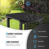 Giantex Side Table Outdoor Small Patio Table 18” Adirondack Table, Weather Resistant End Tables - Photo 4