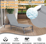 Lounge Chair Outdoor, Pool Lounge Chairs Foldable, Patio Lounge Chairs for Outside - Photo 5