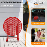 VINGLI Patio Folding Side Table - Photo 5