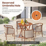 Tangkula 32-Inch Octagon Folding Outdoor Dining Table - Photo 5