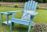 Double Adirondack Side Table Weather Resistant, Outdoor Rectangular End Table for Adirondack Chair, Aruba - Photo 6