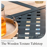 Sophia & William Rectangular Outdoor Dining Table with 1.6"-2" Adjustable Umbrella Hole - Photo 4