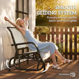 Outsunny 2-Person Outdoor Glider Bench - Photo 4