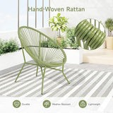 2 Piece Outdoor Acapulco Chair Set, Outdoor Patio Furniture Set, All-Weather Patio Bistro Set - Photo 6