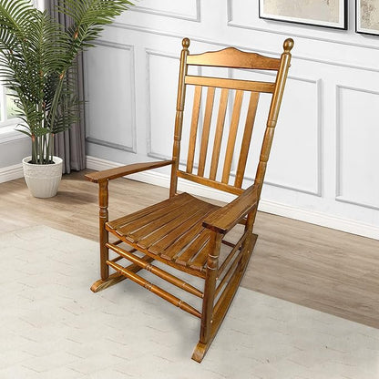 Balcony Porch Adult Rocking Chair Oak LX550