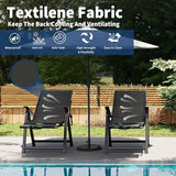 Outdoor Lounge Chairs, Patio Folding Chairs for Outside - Photo 6