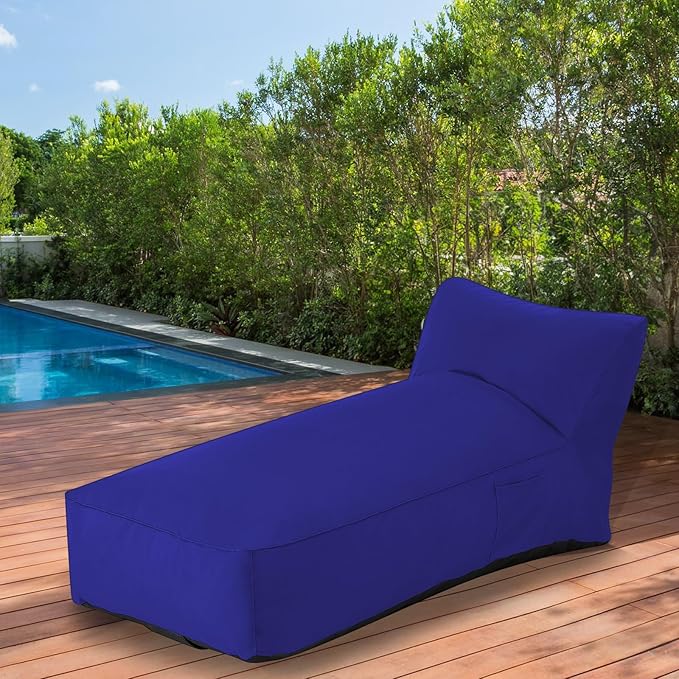 Outdoor Chaise Lounge Chair, Sunbed UV Resistant Sofa Couch Patio Furniture Waterproof Outside Sunlounge Reclining - Photo 7