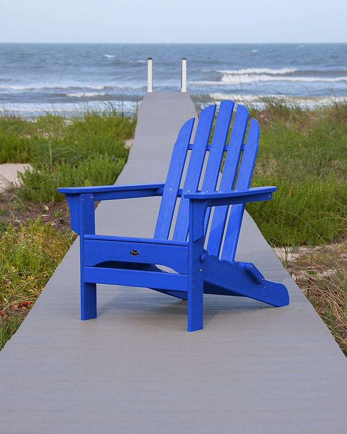 Trex Outdoor Furniture TXA53SR Cape Cod Folding Adirondack Chair, Sunset Red