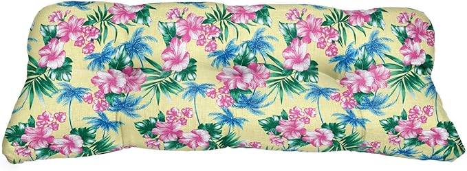BrylaneHome Tufted Bench Cushion - 45.5" L x 19" W x 3" H- Patio & Outdoor - Water - Photo 1