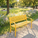 Outdoor Garden Bench, 47'' Outdoor Bench - Photo 9
