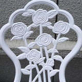 KAILI Rose Garden Cast Aluminum Bistro Chairs, Decorative Outdoor Patio Seating, Set of 2 - Photo 5