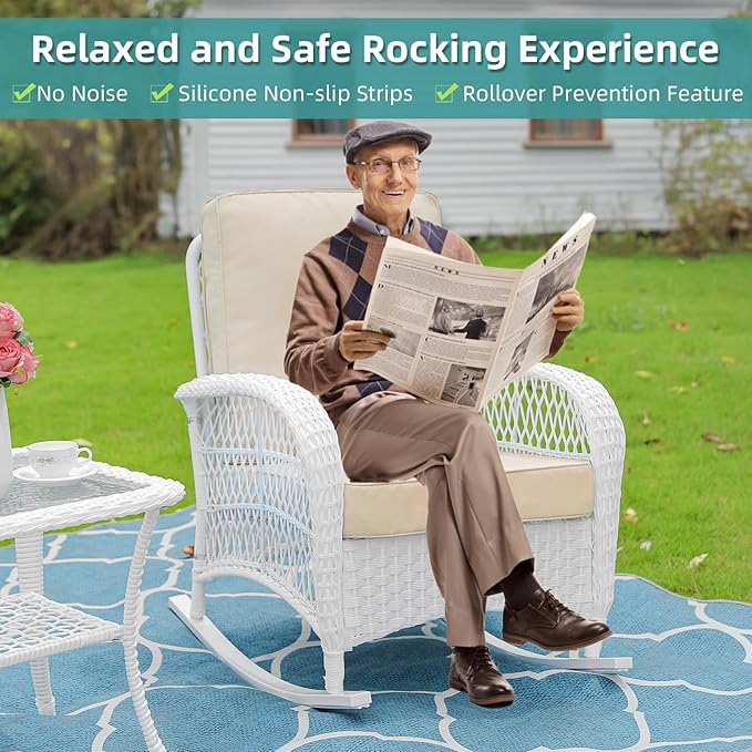 MEETWARM 3 Pieces Patio Conversation Set - Photo 9