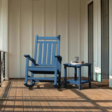 SERWALL Adirondack Table Set of 4, Outdoor Side Table- Blue - Photo 5