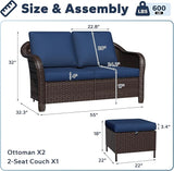 Outdoor Sectional Sofa Set - Photo 2